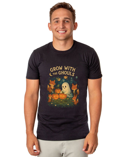 PJammy Halloween T-Shirt Men's Grow With The Ghouls Short Sleeve Tee
