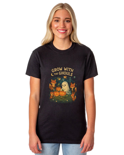 PJammy Halloween T-Shirt Women's Fox Ghouls Short Sleeve Tee