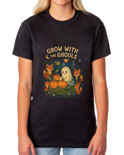PJammy Halloween T-Shirt Women's Fox Ghouls Short Sleeve Tee