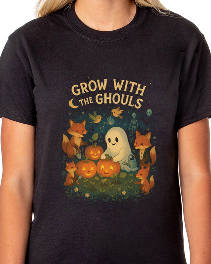 PJammy Halloween T-Shirt Women's Fox Ghouls Short Sleeve Tee