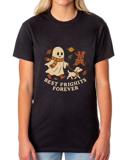 PJammy Halloween T-Shirt Women's Ghost BFF Short Sleeve Tee
