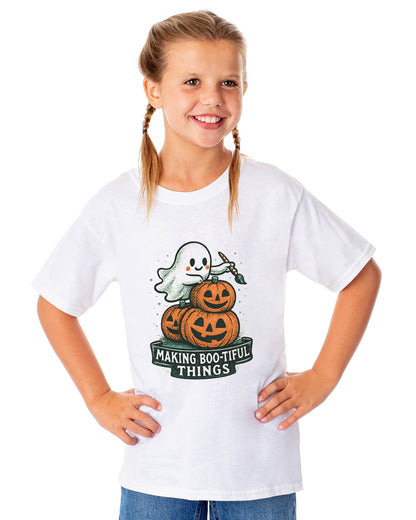 PJammy Halloween T-Shirt Boys' Boo-tiful Things Short Sleeve Tee