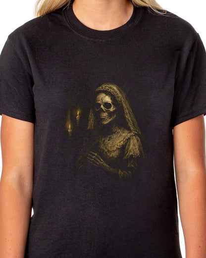 PJammy Halloween T-Shirt Women's Crypt Bride Short Sleeve Tee