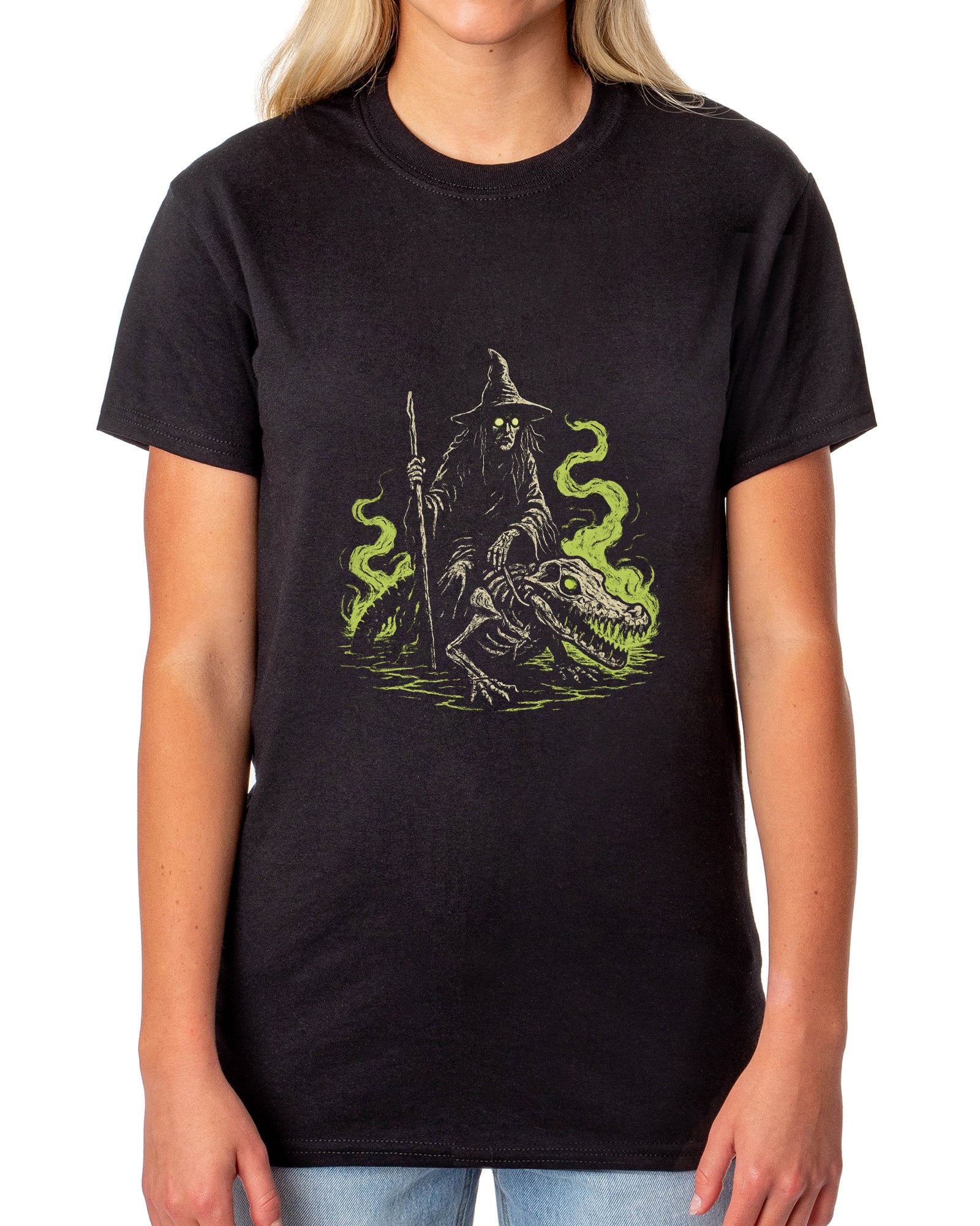 PJammy Halloween T-Shirt Women's Swamp Rider Short Sleeve Tee