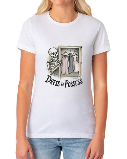PJammy Halloween T-Shirt Women's Dress to Possess Short Sleeve Tee
