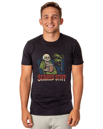 PJammy Halloween T-Shirt Men's Scared Stiff Short Sleeve Tee