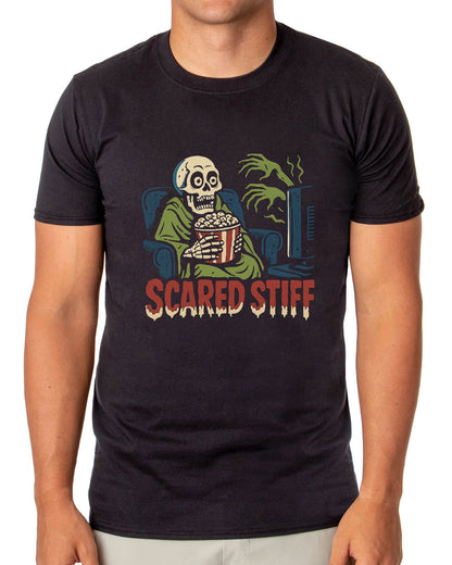 PJammy Halloween T-Shirt Men's Scared Stiff Short Sleeve Tee