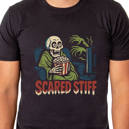 PJammy Halloween T-Shirt Men's Scared Stiff Short Sleeve Tee