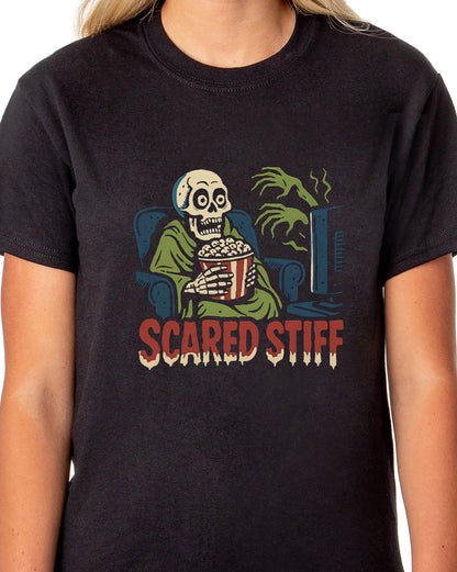 PJammy Halloween T-Shirt Women's Scared Stiff Short Sleeve Tee