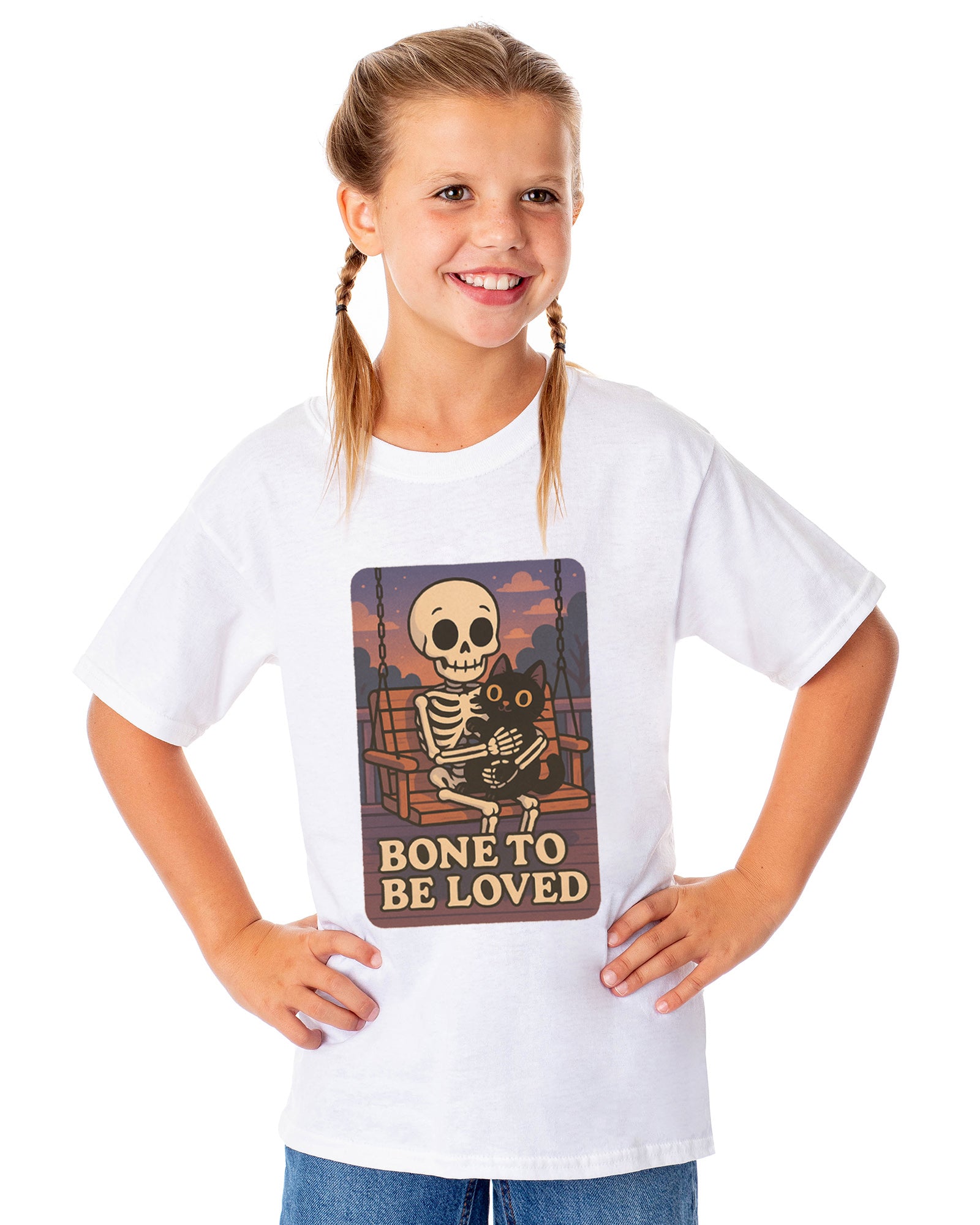 PJammy Halloween T-Shirt Boys' Bone To Be Loved Short Sleeve Tee
