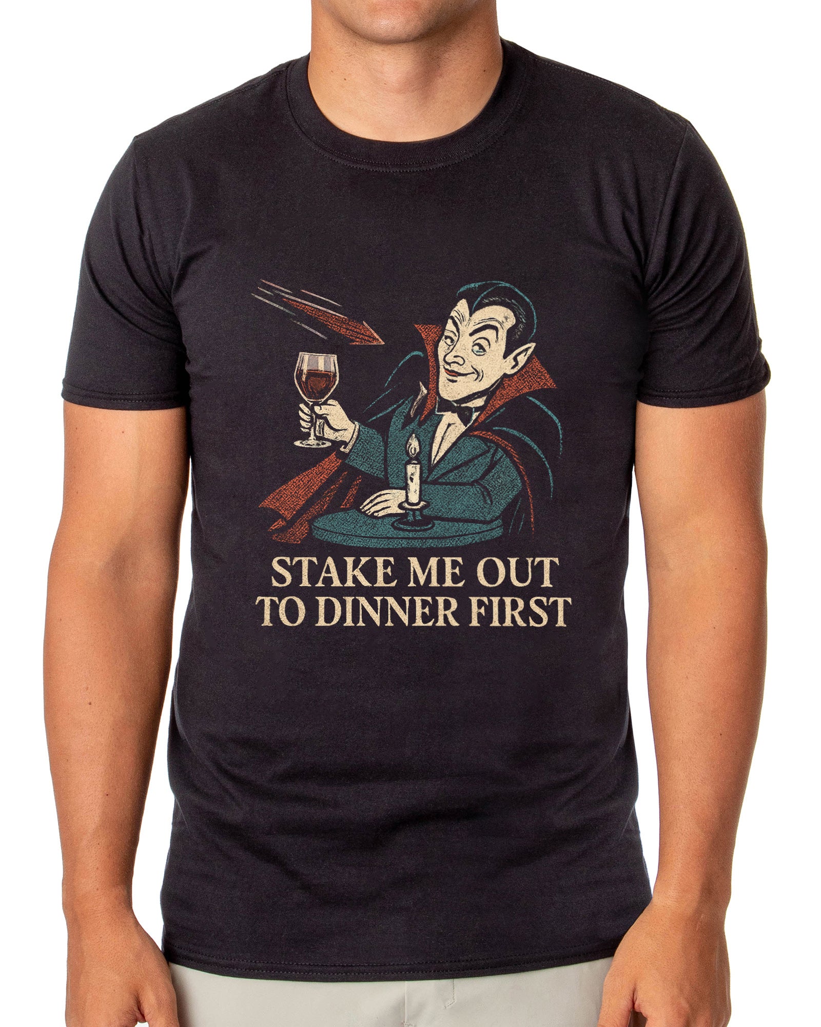 PJammy Halloween T-Shirt Men's I Only Date Night Owls Short Sleeve Tee