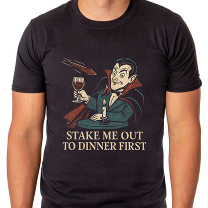 PJammy Halloween T-Shirt Men's I Only Date Night Owls Short Sleeve Tee