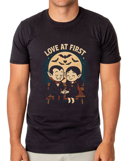 PJammy Halloween T-Shirt Men's Love At First Short Sleeve Tee