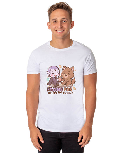 PJammy Halloween T-Shirt Men's Fang Friends Short Sleeve Tee