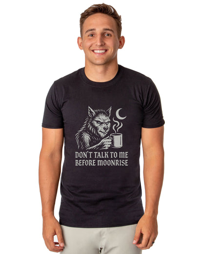 PJammy Halloween T-Shirt Men's Don't Talk Before Moonrise Short Sleeve Tee