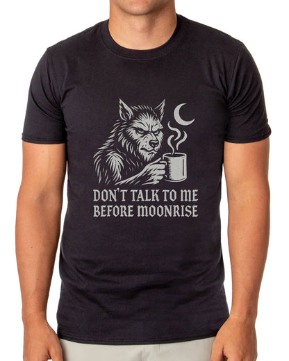 PJammy Halloween T-Shirt Men's Don't Talk Before Moonrise Short Sleeve Tee