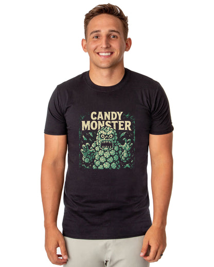 PJammy Halloween T-Shirt Men's Candy Monster Short Sleeve Tee