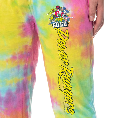 Power Rangers Mens Team Group Jogger Sleep Pajama Pants