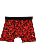 Mens Red Gel Hearts Boxer Briefs RED Underwear