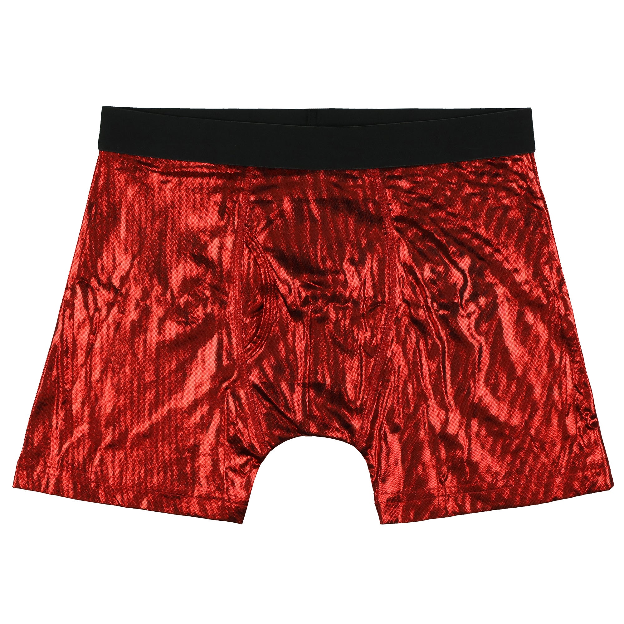 Intimo Mens Shimmer Red Boxer Briefs Underwear