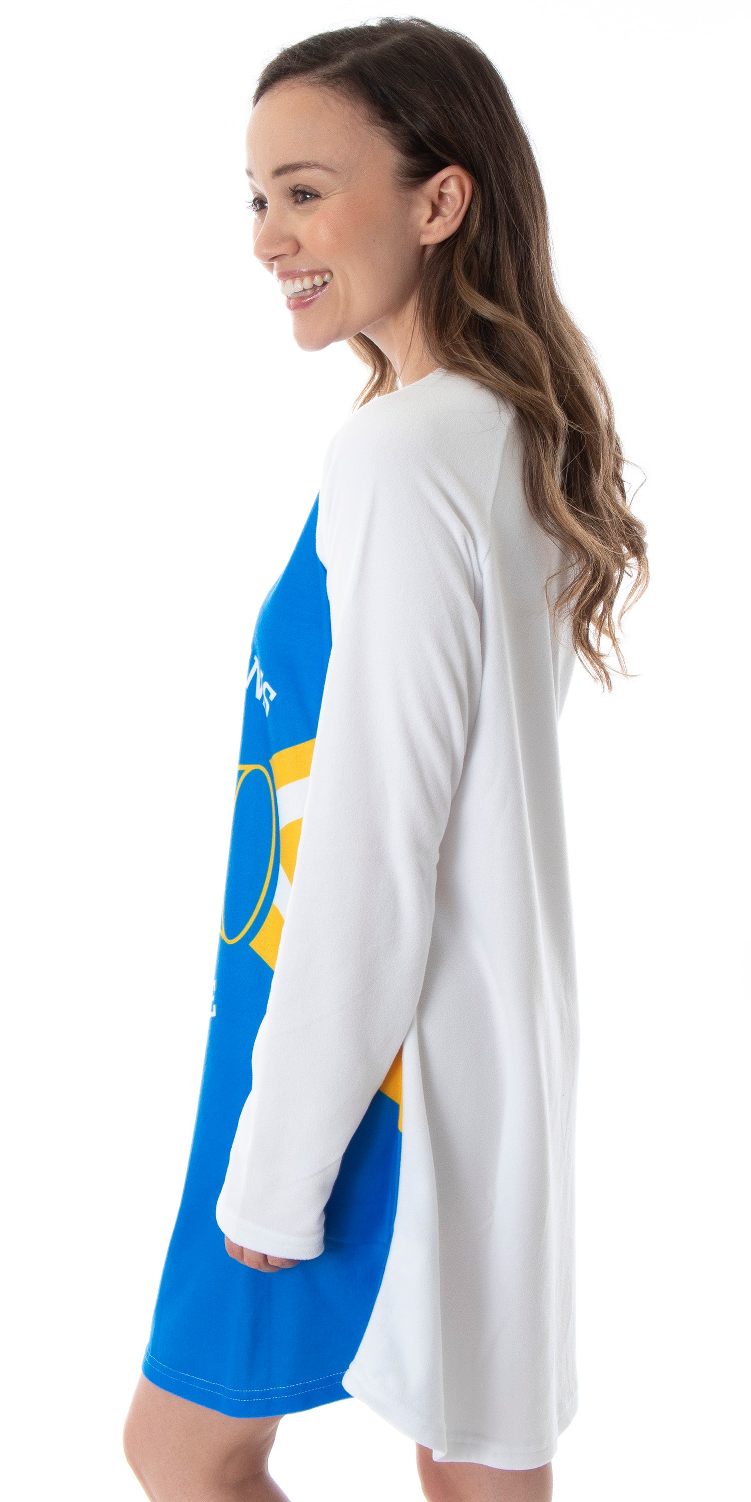 Riverdale Women's River Vixens Costume Raglan Sleep Shirt Pajama Nightgown