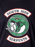 Riverdale Womens' Southside Serpents Sleep Pajama Set Short Crewneck