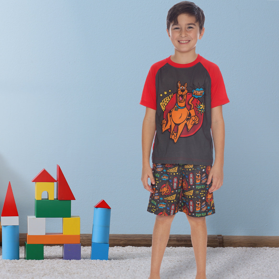 Scooby Doo Boys Reeelp! Short Sleeve Pajama Set