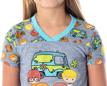 Scooby Doo Girls' Where Are You? Mini Character 2 PC Pajama Set (2XL,18/20)