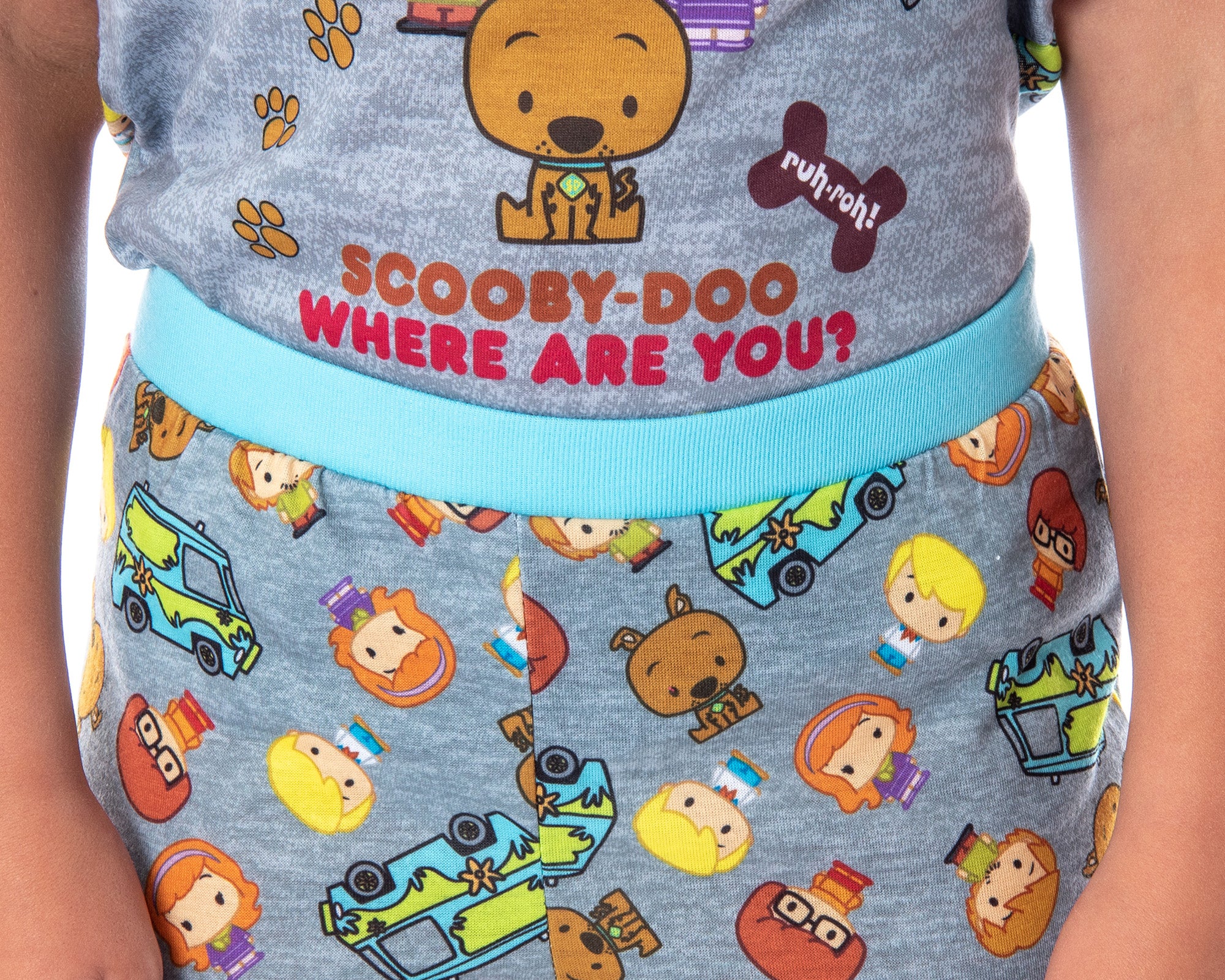Scooby Doo Girls Pajamas Where Are You? Chibi Figures PJs