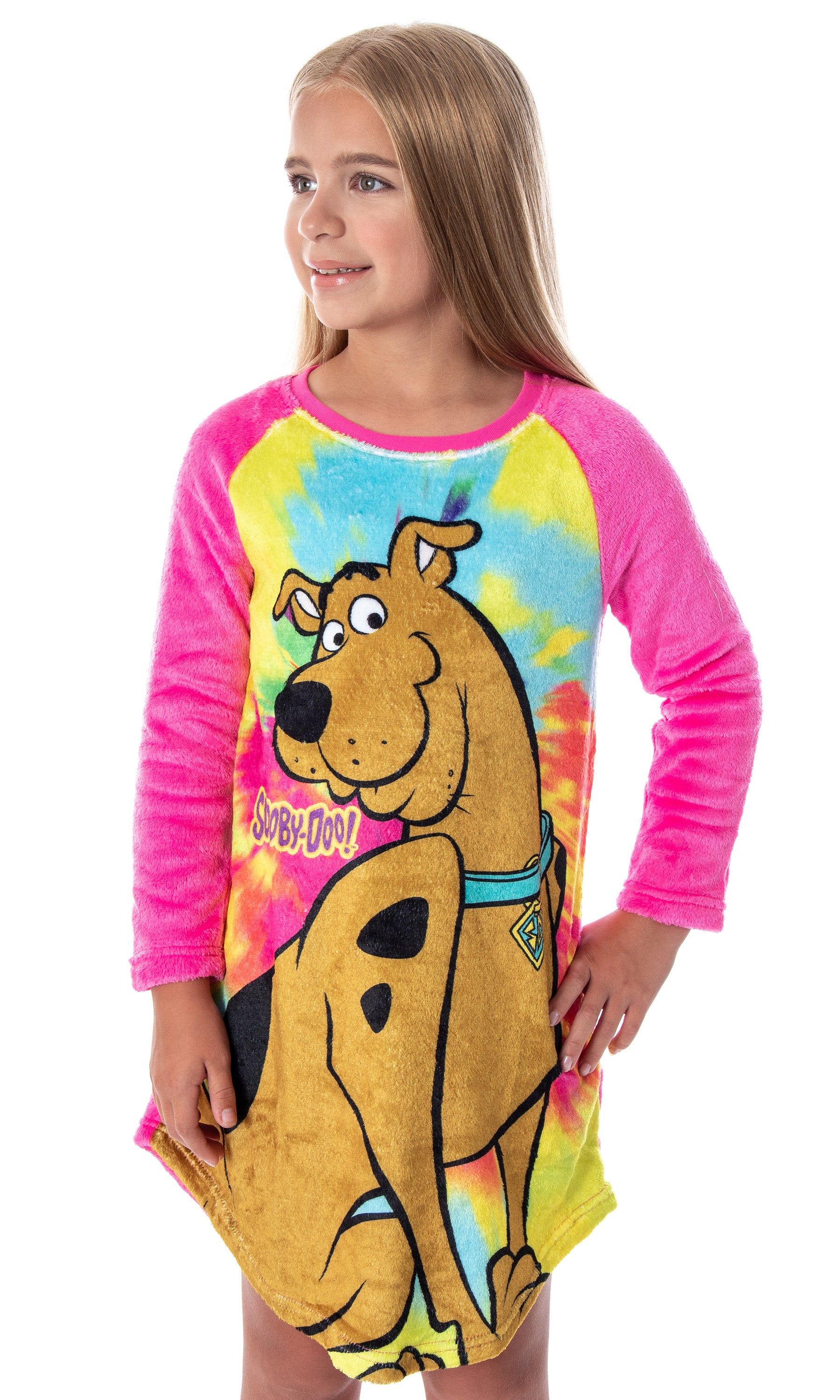 Scooby Doo Girls Tie-Dye Nightgown Pajamas