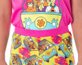 Scooby Doo Girls' Mystery Machine And Gang Shirt And Pants 2 PC Pajama Set