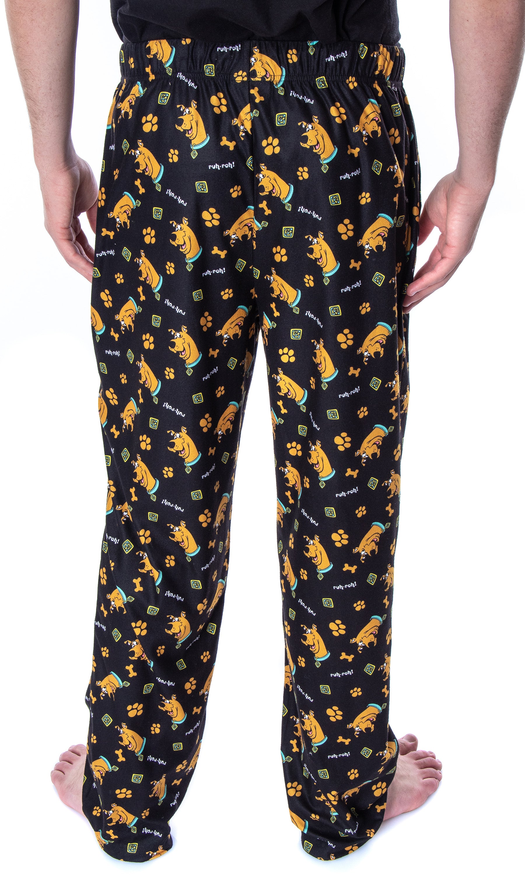 Scooby-Doo Men's Ruh-Roh! Scooby Character Sleep Lounge Pajama Pants (4X)