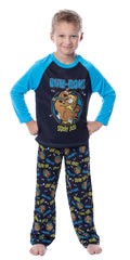 Scooby-Doo Boys' Scooby Shaggy Ruh-Roh! Raglan Sleep Pajama Set