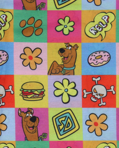 Scooby-Doo Girls Pjs All Over Print Square Icons Lounge Pajama Pants