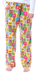 Scooby-Doo Womens' Relp Paw Print Square Icons Sleep Pajama Pants