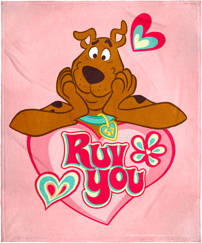 Scooby-Doo Ruv You! Super Soft Silk Touch Throw Blanket