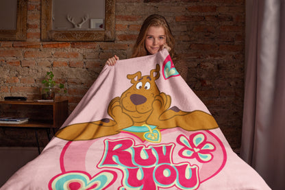 Scooby-Doo Ruv You! Super Soft Silk Touch Throw Blanket