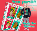 Scooby Doo Elfie Selfie Scooby and Shaggy Christmas Silk Touch Throw Blanket