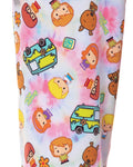 Scooby-Doo Womens' Chibi Characters The Gang Scooby Shaggy Velma Daphne Fred Sleep Pajama Pants