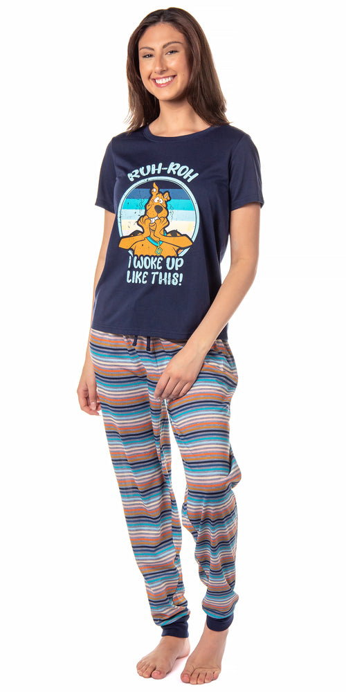 Scooby-Doo Womens' Ruh Roh I Woke Up Like This Jogger Sleep Pajama Set