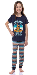 Scooby-Doo Girls' Ruh Roh I Woke Up Like This Jogger Sleep Pajama Set