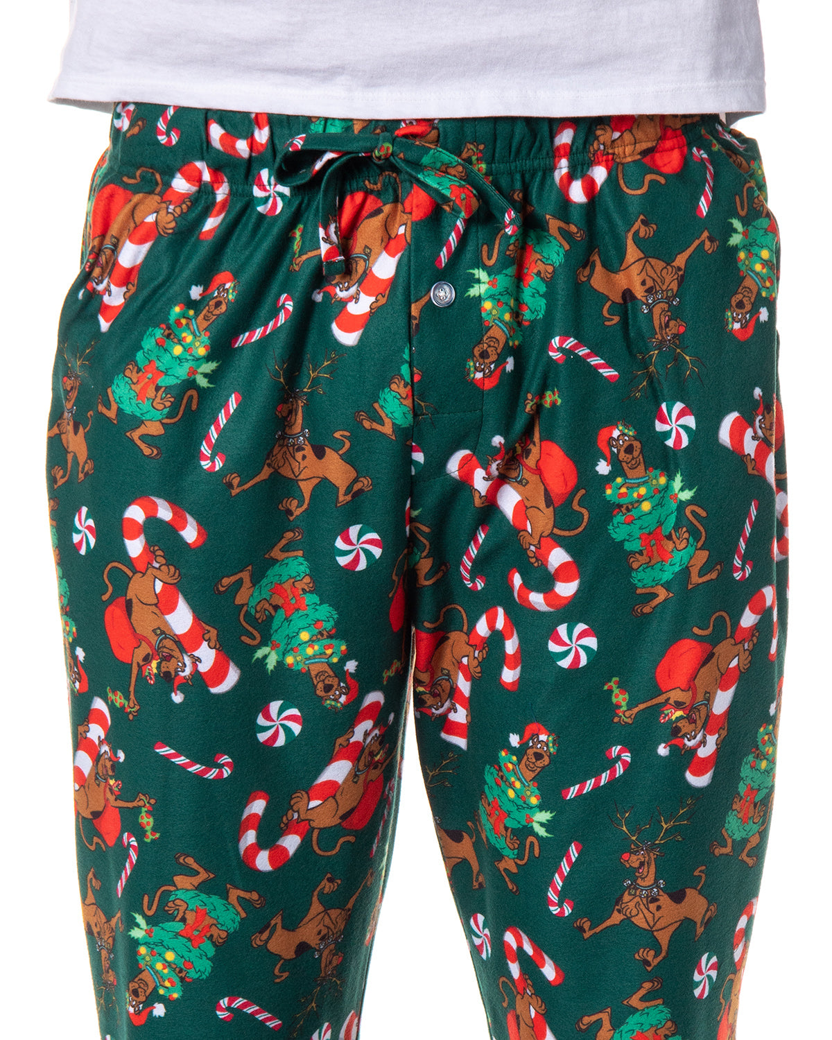 Scooby-Doo Mens' Christmas Character Tree Reindeer Sleep Pajama