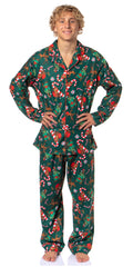 Scooby-Doo Boys' Christmas Character Tree Reindeer Button Sleep Pajama Set