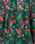 Scooby-Doo Boys' Christmas Character Tree Reindeer Button Sleep Pajama Set