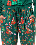 Scooby-Doo Boys' Christmas Character Tree Reindeer Button Sleep Pajama Set