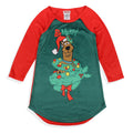 Scooby-Doo Boys' Christmas Character Tree Reindeer Button Sleep Pajama Set