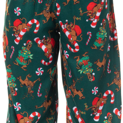 Scooby-Doo Pajamas Boys' Candy Cane Design Lounge Sleep Pants