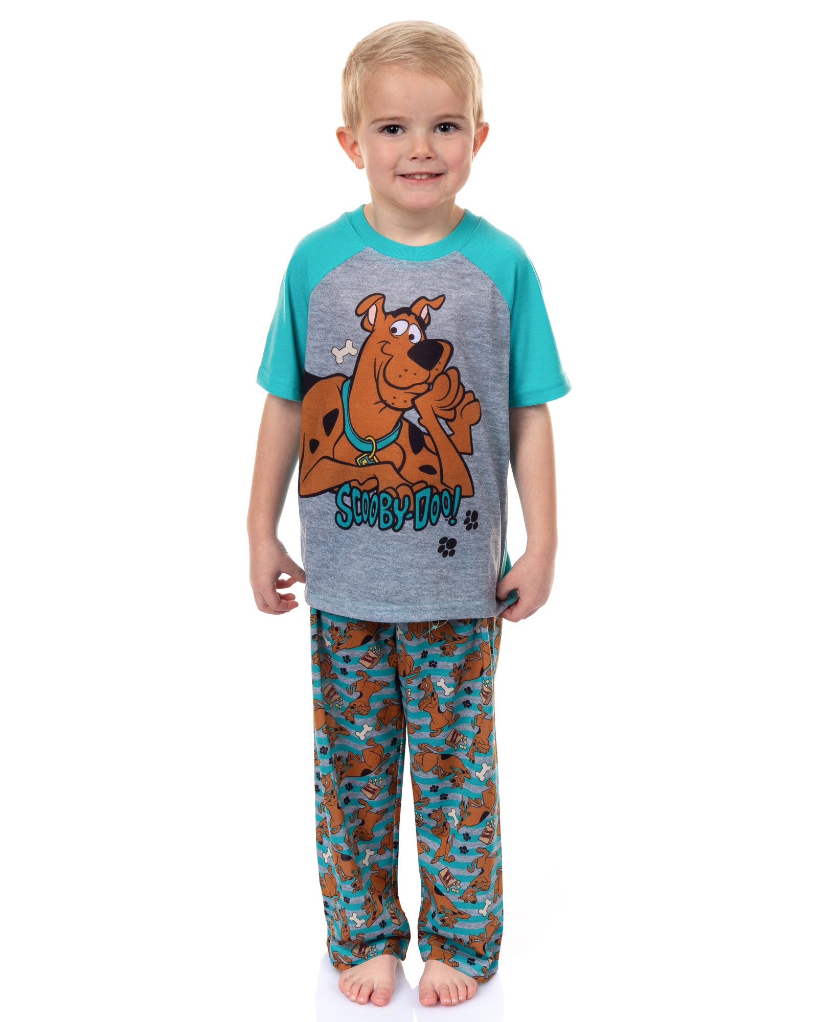 Scooby-Doo Pajamas Toddler Boys' Short Sleeve and Pants PJ Sleep Set (2T)