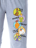 Scooby-Doo Womens' Scooby Shaggy Velma Fred Daphne Sayings Ruh Roh! Zoinks! Sleep Pajama Pants