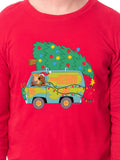 Scooby-Doo Mystery Machine The Gang Shaggy Christmas Tree Tight Fit Family Pajama Set